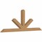 Ekena Millwork Saratoga Timber Gable Bracket, Western Red Cedar, 108"W x 40"H x 5 1/2"D x 5 1/2"F, 9/12 Pitch GBW108X40X0606SAR00SWR - alternate 3